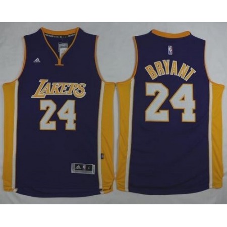 Lakers #24 Kobe Bryant Stitched Purple NBA Jersey