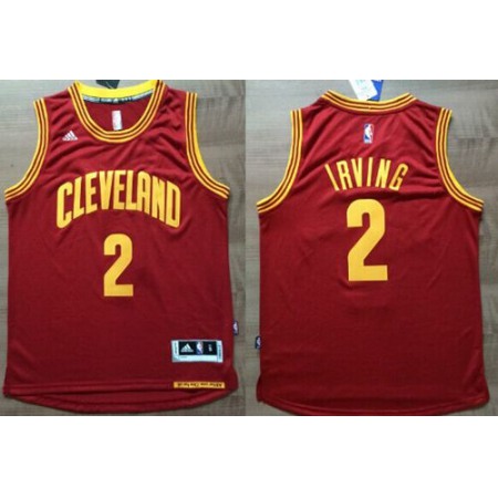 Cavaliers #2 Kyrie Irving Red Revolution 30 Stitched NBA Jersey