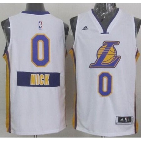 Lakers #0 Nick Young White 2014-15 Christmas Day Stitched NBA Jersey