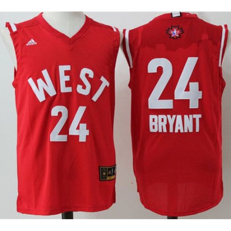 Lakers #24 Kobe Bryant Red 2016 All Star Stitched NBA Jersey