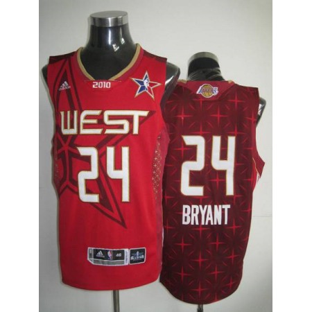 Lakers #24 Kobe Bryant Stitched Red 2010 All Star NBA Jersey