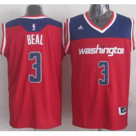 Revolution 30 Wizards #3 Bradley Beal Red Stitched NBA Jersey