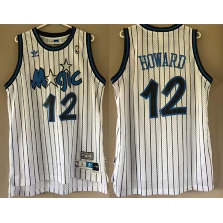 Men's Orlando Magic Men's Orlando Magic #12 Dwight Howard White Stitched JerseyWhite Stitched Jersey