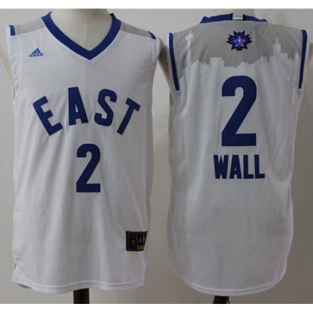 Wizards #2 John Wall White 2016 All Star Stitched NBA Jersey
