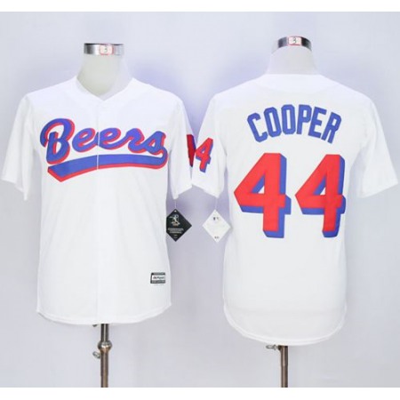 Beers Movie #44 Joe Cooper White Stitched Basketball Jersey