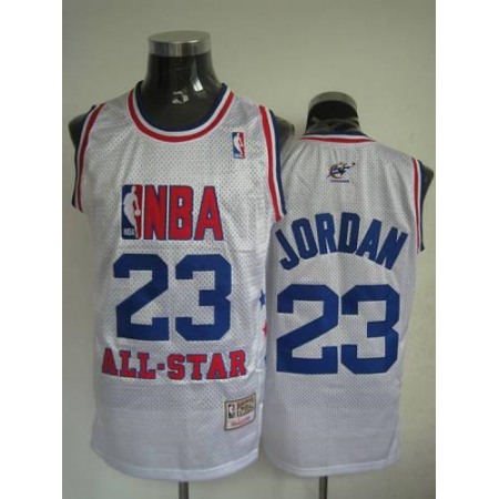 Mitchell and Ness Wizards #23 Michael Jordan 2003 All Star White Stitched NBA Jersey