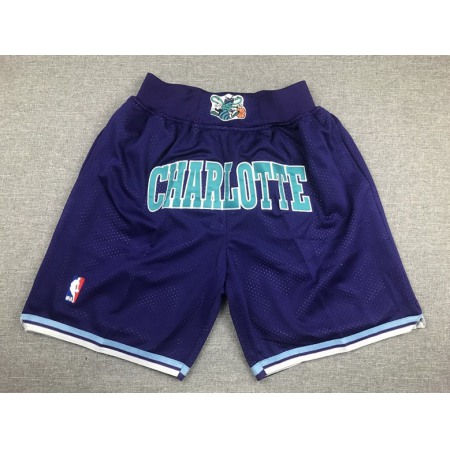Men's Charlotte Hornets Purple Swingman Basketball Shorts