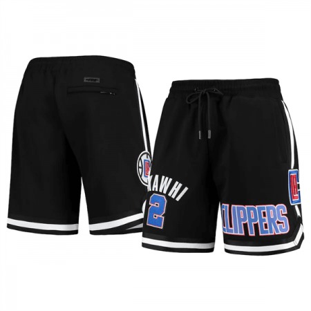 Men's Los Angeles Clippers #2 Kawhi Leonard Black Shorts