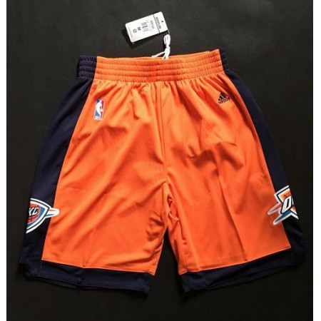 Oklahoma City Thunder Orange Alternate NBA Shorts