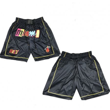 Men's Miami Heat Black Shorts (Run Small)