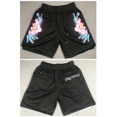 Men's Miami Heat Black 'Pink Panther' Shorts (Run Small)