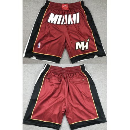 Men's Miami Heat Red Shorts (Run Small)