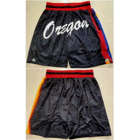 Men's Portland Trail Blazers Black Shorts (Run Small)