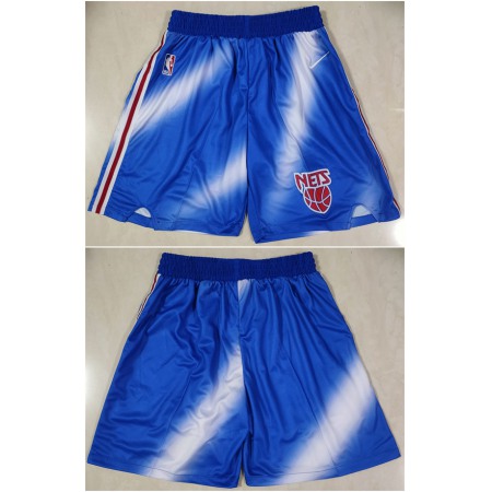 Men's Brooklyn Nets Blue/White Shorts (Run Small)