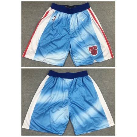 Men's Brooklyn Nets Blue/White Shorts (Run Small)