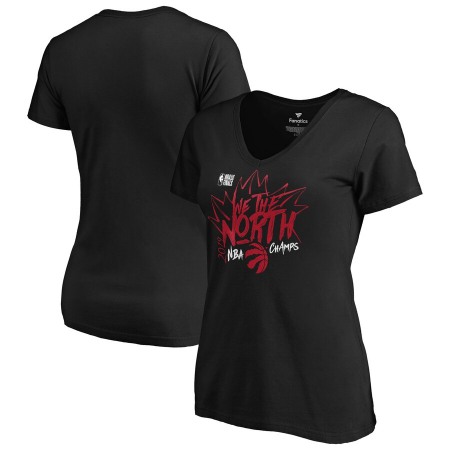 Women's Toronto Raptors Black 2019 NBA Finals Champions ISO T-Shirt