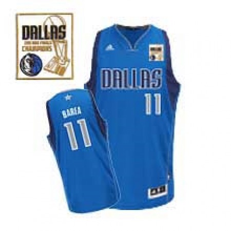 Mavericks Champion Patch #11 Jose Barea Baby Blue Revolution 30 Stitched Youth NBA Jersey