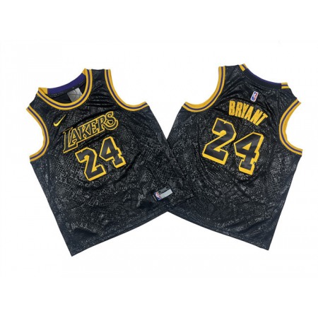 Youth Los Angeles Lakers #24 Kobe Bryant Black Stitched Basketball Jersey