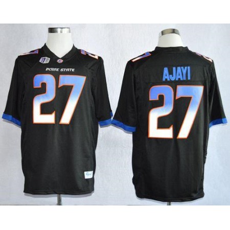 Broncos #27 Jay Ajayi Black Stitched NCAA Jersey