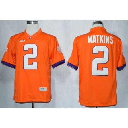 Tigers #2 Sammy Watkins Orange Limited Stitched NCAA Jersey