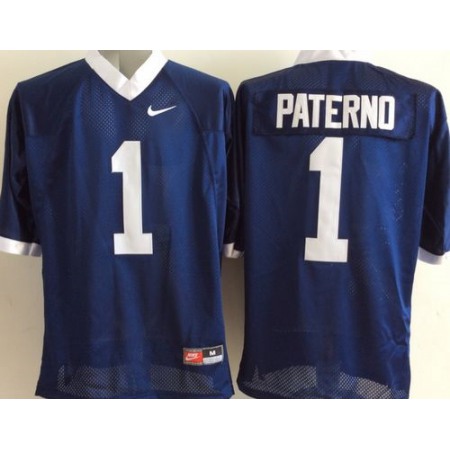 Nittany Lions #1 Joe Paterno Navy Blue Stitched NCAA Jersey