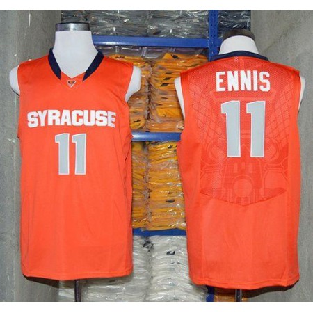 Orange #11 Tyler Ennis Orange Basketball Stitched NCAA Jersey