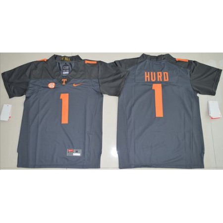 Vols #1 Jalen Hurd Grey Stitched Youth NCAA Jersey