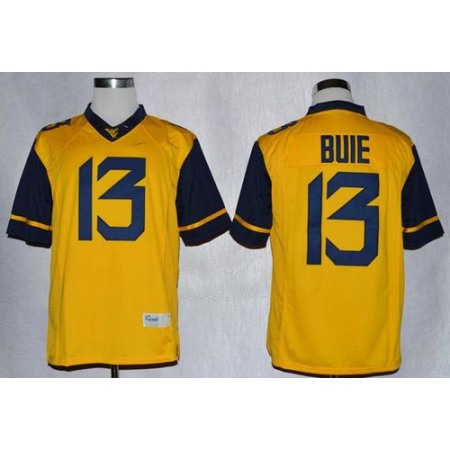 Mountaineers #13 Andrew Buie Gold Limited Stitched NCAA Jersey