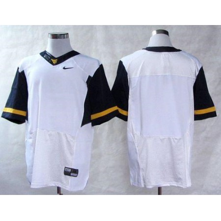 Mountaineers Blank White Stitched NCAA Jersey