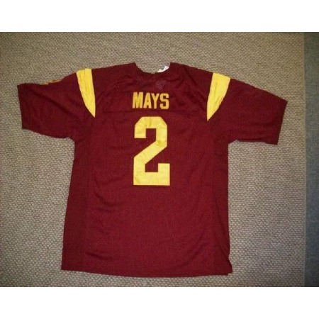 Trojans #2 Taylor Mays Red Stitched NCAA Jersey