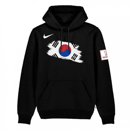 Men's Korea FIFA World Cup Soccer Hoodie Black