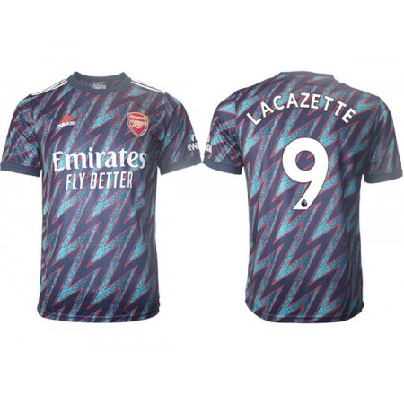 Arsenal F.C #9 Lacazette Away Soccer Jersey