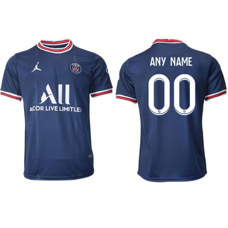 Men's Paris Saint-Germain Custom Navy Soccer Home Jersey