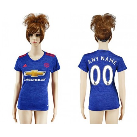 Women's Manchester United Personalized Away Soccer Club Jersey