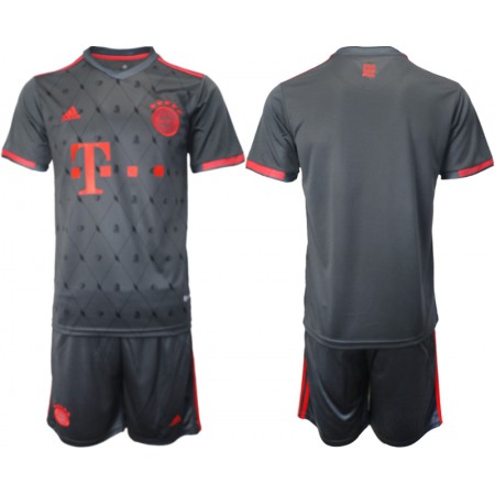 Men's FC Bayern Munchen Blank 22/23 Black Away Soccer Jersey Suit