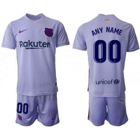 Men's Barcelona Custom Away Soccer Jersey Suit