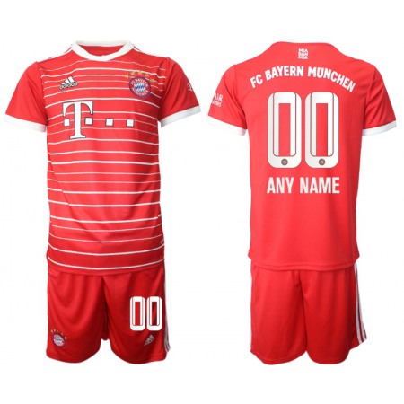 Men's FC Bayern Munchen Custom 22/23 Red Home Soccer Jersey Suit