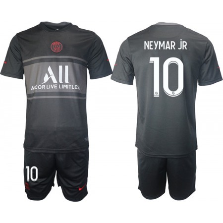 Men's Paris Saint-Germain #10 Neymar Jr Soccer Home Jersey Suit