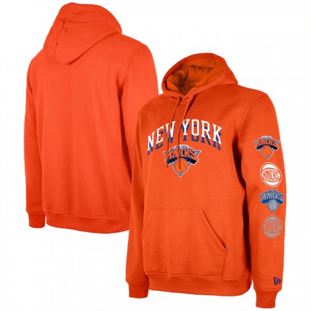 Men's New York Knicks Orange 2023/24 City Edition Pullover Hoodie