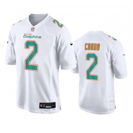 Men's Miami Dolphins #2 Bradley Chubb White Fashion Vapor Untouchable Stitched Football Jersey