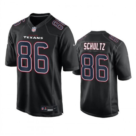 Men's Houston Texans #86 Dalton Schultz Black Fashion Vapor Untouchable Limited Stitched Football Jersey