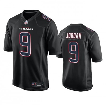 Men's Houston Texans #9 Brevin Jordan Black Fashion Vapor Untouchable Limited Stitched Football Jersey