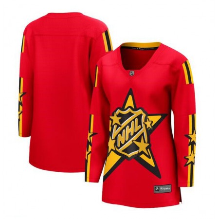 Women's All-Star Game 2024 Red Breakaway Stitched Hockey Jersey