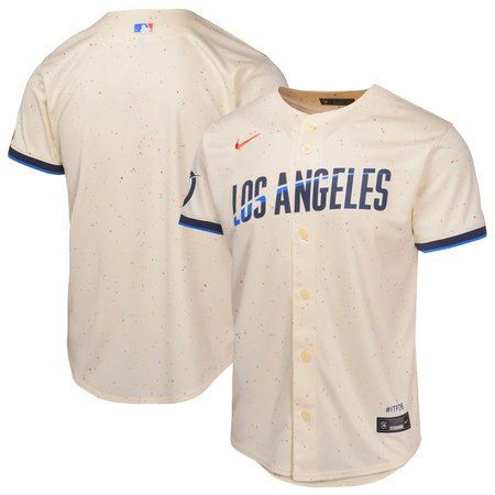 Youth Los Angeles Dodgers Nike Cream 2024 City Connect Limited Jersey