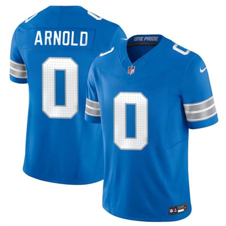 Youth Detroit Lions #0 Terrion Arnold New Blue 2024 Draft F.U.S.E. Vapor Limited Stitched Jersey