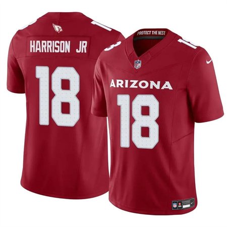 Youth Arizona Cardinals #18 Marvin Harrison Jr Red 2024 Draft F.U.S.E Vapor Untouchable Limited Stitched Football Jersey