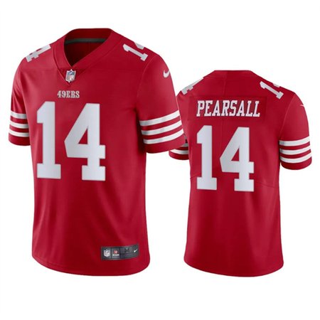 Youth San Francisco 49ers #14 Ricky Pearsall Red 2024 Draft Vapor Untouchable Limited Stitched Football Jersey