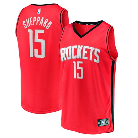 Men's Houston Rockets Reed Sheppard Fanatics Red 2024 NBA Draft Fast Break Player Jersey - Icon Edition