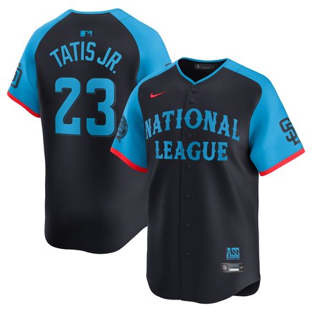 Men's National League Fernando Tatis Jr. Nike Navy 2024 MLB All-Star Game Limited Player Jersey
