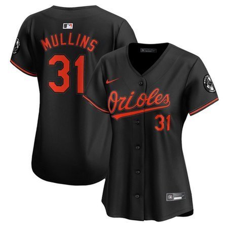 Women's Baltimore Orioles Cedric Mullins Nike Black Home Limited Player Jersey